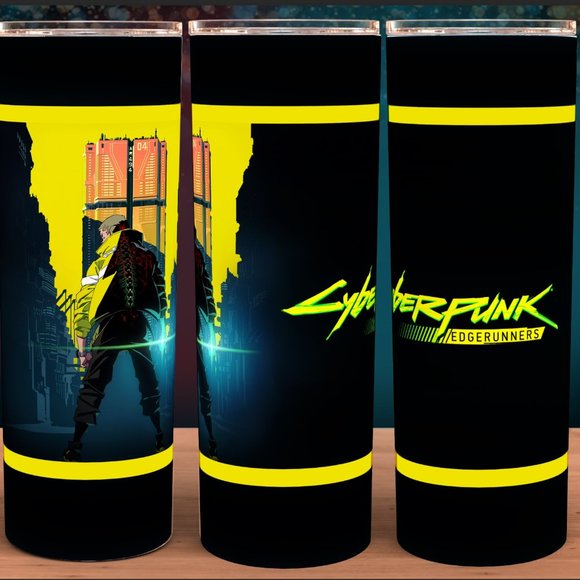 Cyberpunk Edge Runners Tumbler 20oz - Picture 1 of 1